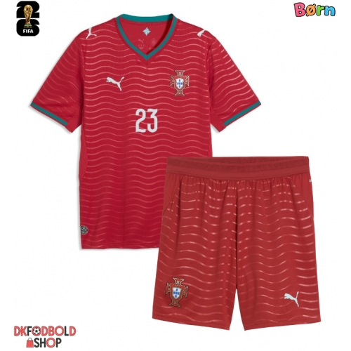 Portugal Vitinha #23 Hjemmebanesæt Børn VM 2026 Kort ærmer (+ korte bukser)
